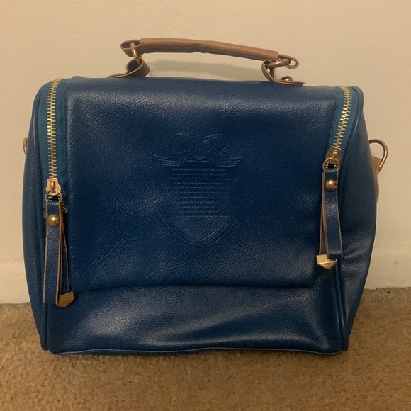 Matte Royal Blue Handbag - Picture 2 of 9